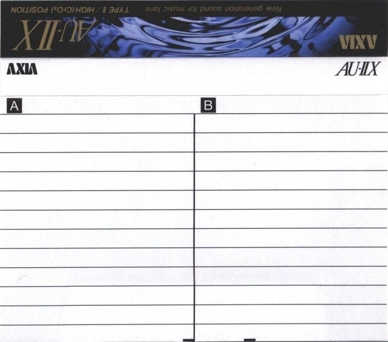 2 pack AXIA AU-IIx 74 "AU2X A 742" Type II Chrome 1992 Japan