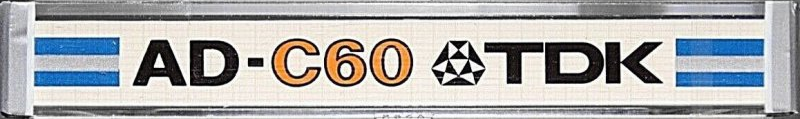 Compact Cassette TDK AD 60 Type I Normal 1979 USA