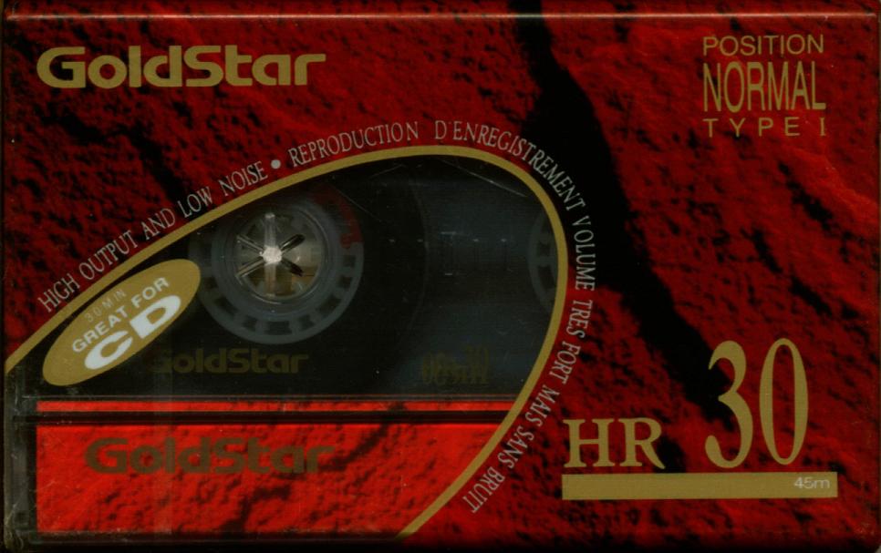 Compact Cassette Goldstar HR 30 Type I Normal 1990 Canada