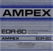 Compact Cassette Ampex EDR 60 Type I Normal 1982 USA