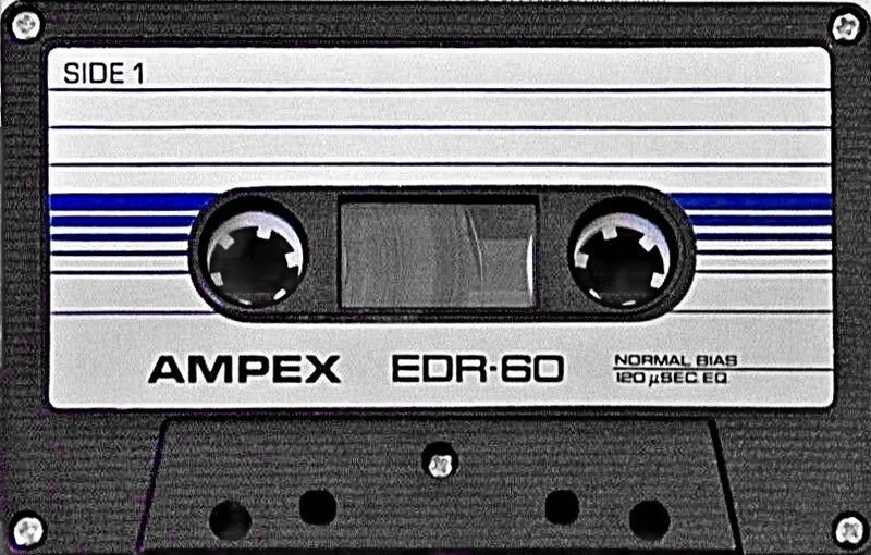 Compact Cassette Ampex EDR 60 Type I Normal 1982 USA