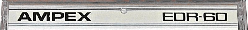 Compact Cassette Ampex EDR 60 Type I Normal 1982 USA