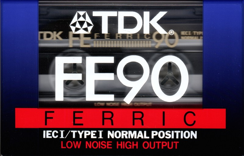 Compact Cassette TDK FE 90 "FE-90EB" Type I Normal 1997 Europe