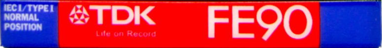 Compact Cassette TDK FE 90 "FE-90EB" Type I Normal 1997 Europe