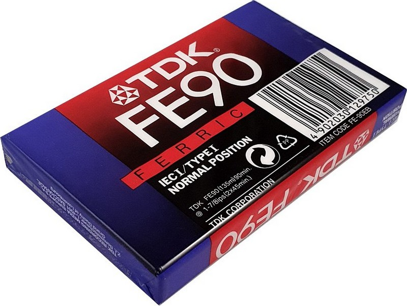 Compact Cassette TDK FE 90 "FE-90EB" Type I Normal 1997 Europe