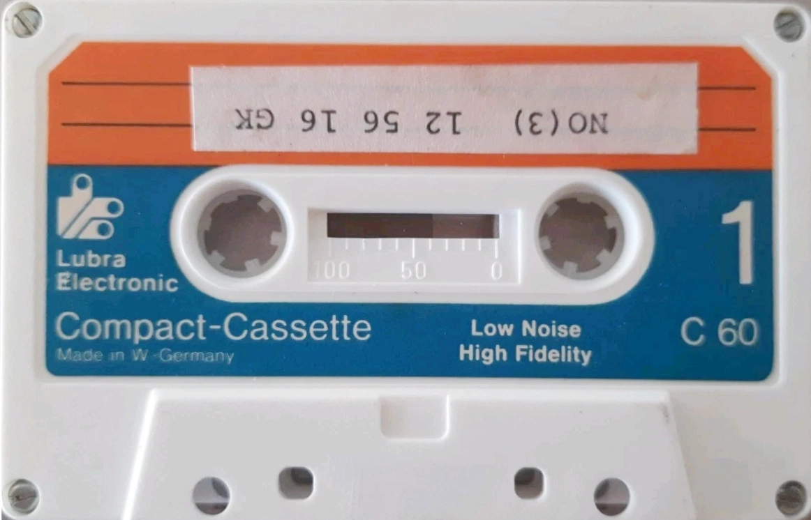 Compact Cassette Lubra Electronic 60 Type I Normal Germany