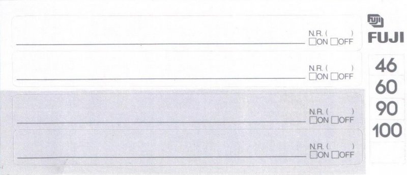 Compact Cassette Fuji JP-Is 46 Type I Normal 1993 Europe