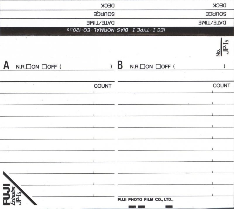 Compact Cassette: Unknown Fuji - JP-Is 46