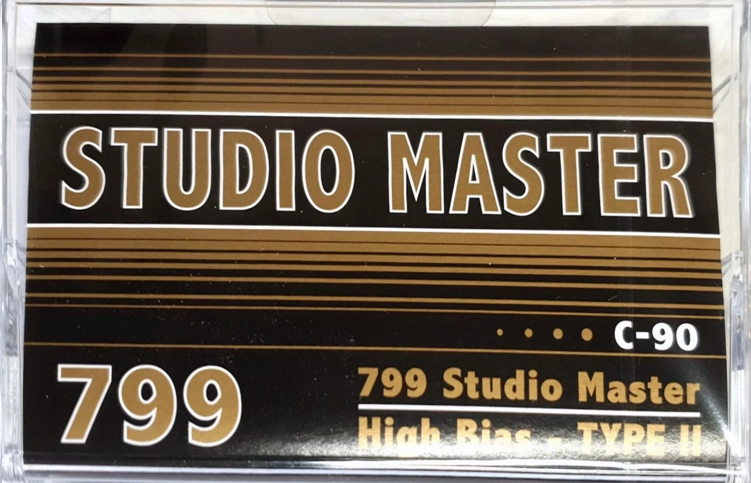Compact Cassette NAC Studio Master 799 90 Type II Chrome 2021 Worldwide