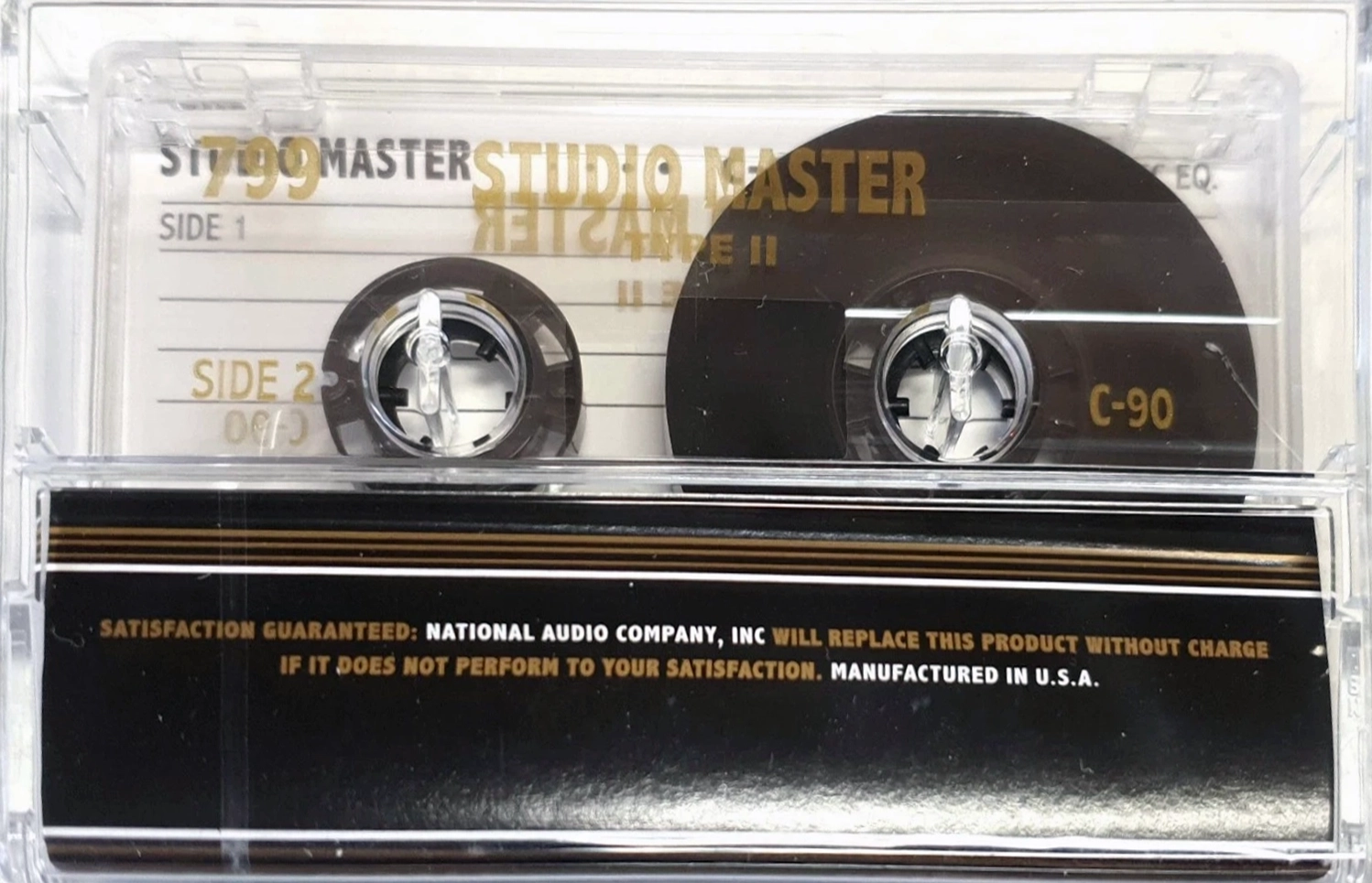 Compact Cassette NAC Studio Master 799 90 Type II Chrome 2021 Worldwide