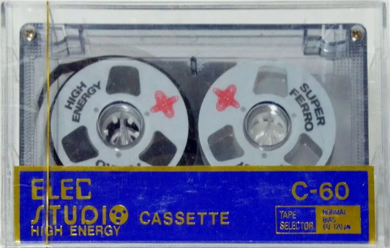 Compact Cassette Elec 60 "Studio Super Ferro" Type I Normal Unknown Country