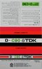 Compact Cassette TDK D 90 Type I Normal 1972 Europe, USA