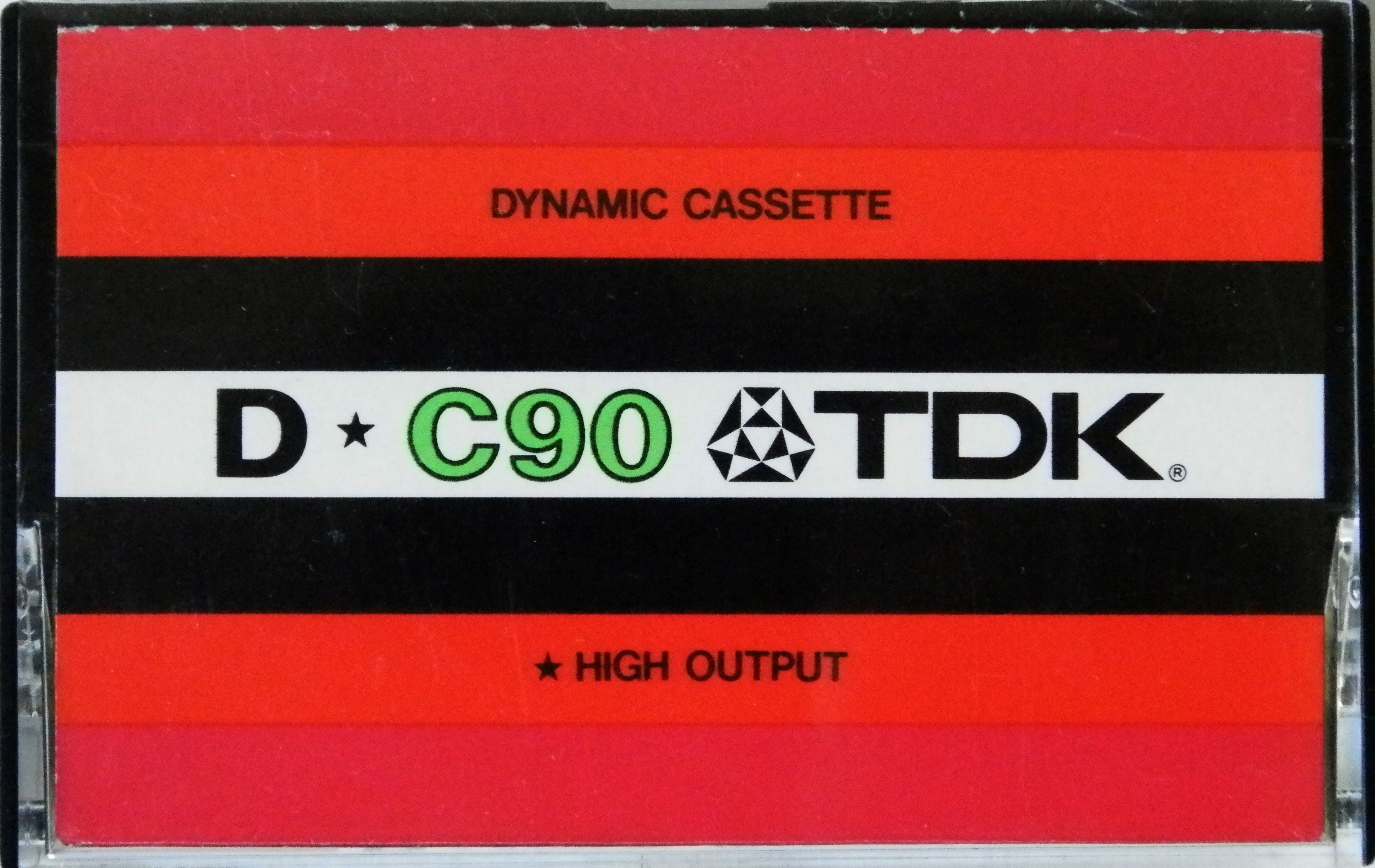 Compact Cassette TDK D 90 Type I Normal 1972 Europe, USA