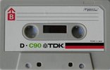 Compact Cassette TDK D 90 Type I Normal 1972 Europe, USA