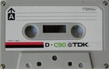 Compact Cassette TDK D 90 Type I Normal 1972 Europe, USA