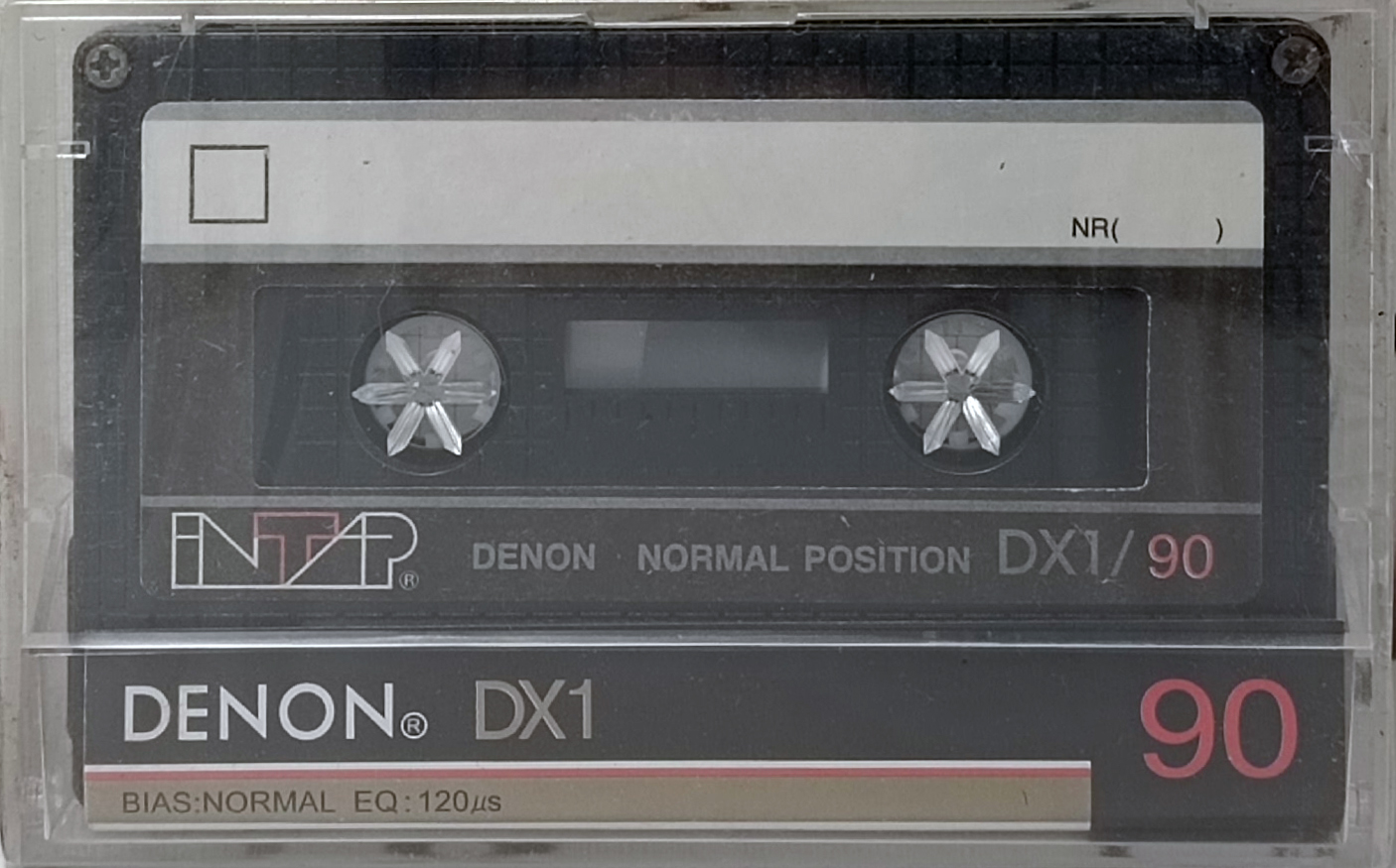 Compact Cassette Intap DX1 90 "Denon" Type I Normal 1995 Russia