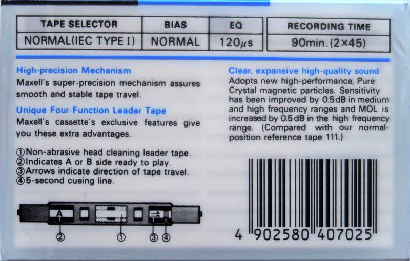 Compact Cassette: Maxell / Hitachi Maxell - S-LN 90