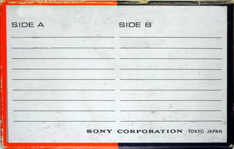 Compact Cassette Sony 60 "Magazine Tape" Type I Normal 1969 Japan