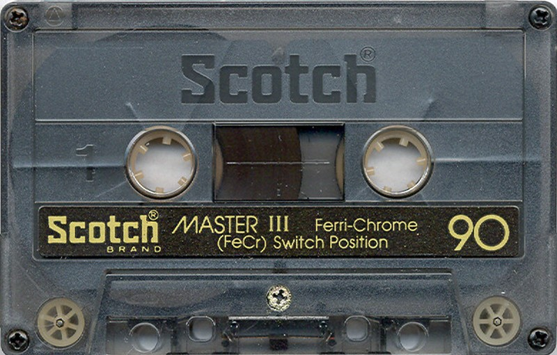 Compact Cassette Scotch Master III 90 Type III Ferro Chrome 1977 Europe