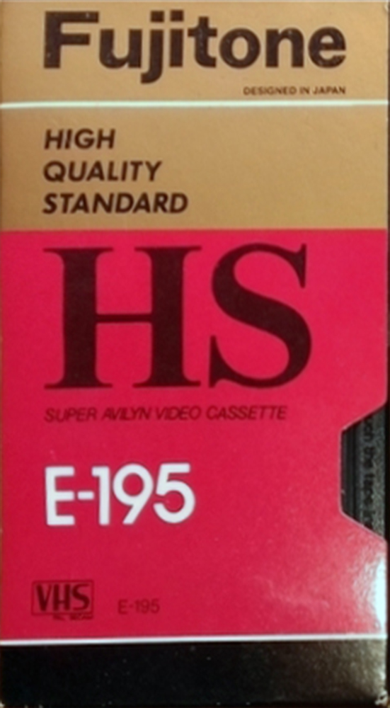 VHS, Video Home System Fujitone 195 Type I Normal Europe