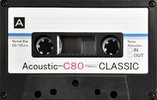Compact Cassette Classic Acoustic 80 Type I Normal 2021 Worldwide