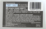 Compact Cassette TDK AD 120 Type I Normal 1984 Australia, Europe
