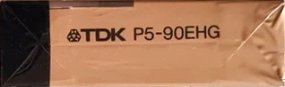 Video8, Hi8, Digital8 TDK 90 "P5-90EHG" Type IV Metal 1989 Europe
