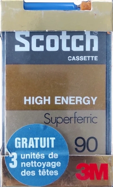 3 pack Scotch High Energy 90 Type I Normal 1975 France
