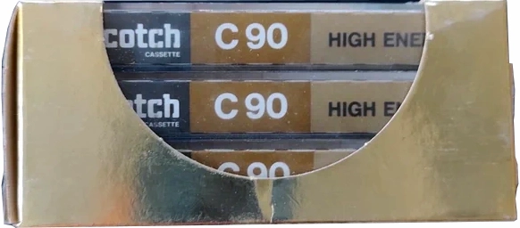 3 pack Scotch High Energy 90 Type I Normal 1975 France