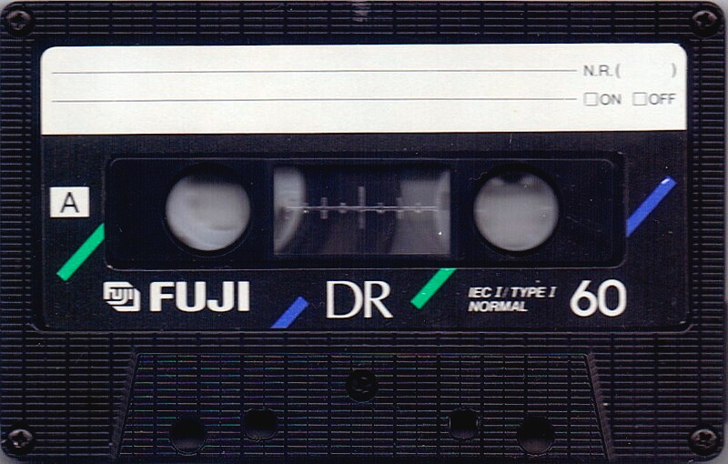 Compact Cassette Fuji DR 60 Type I Normal 1990 Europe