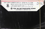 Compact Cassette TDK 60 Type I Normal 1972 USA