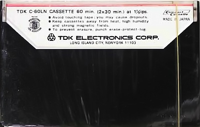 Compact Cassette: TDK  -  60