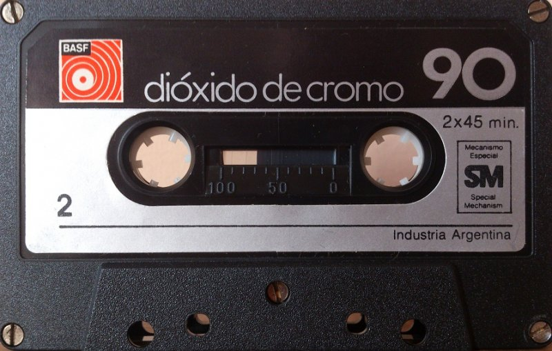 Compact Cassette BASF Chromdioxid 90 Type II Chrome 1975 Argentina