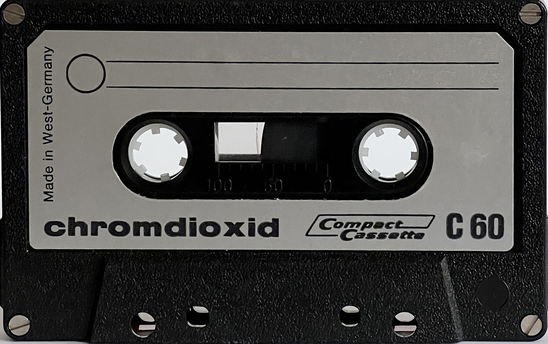 Compact Cassette: Unknown Silver Pon -  60