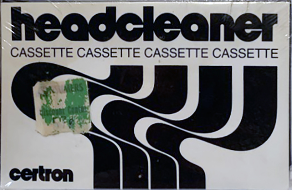 Compact Cassette Certron Cleaning Cassette 1974 USA