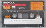 Compact Cassette Radiola Ultra Chrome 90 Type II Chrome 1981 Europe