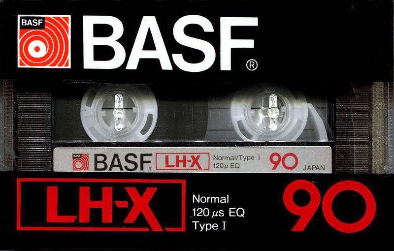 Compact Cassette BASF LH-X 90 Type I Normal 1982 Japan