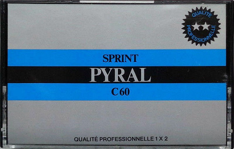 Compact Cassette Pyral Sprint 60 Type I Normal 1978 France