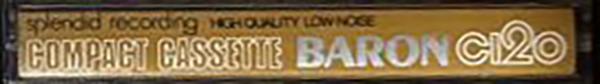 Compact Cassette Baron 120 Type I Normal 1973 Japan
