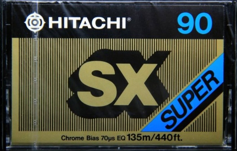 Compact Cassette Hitachi SX 90 Type II Chrome 1981 Europe