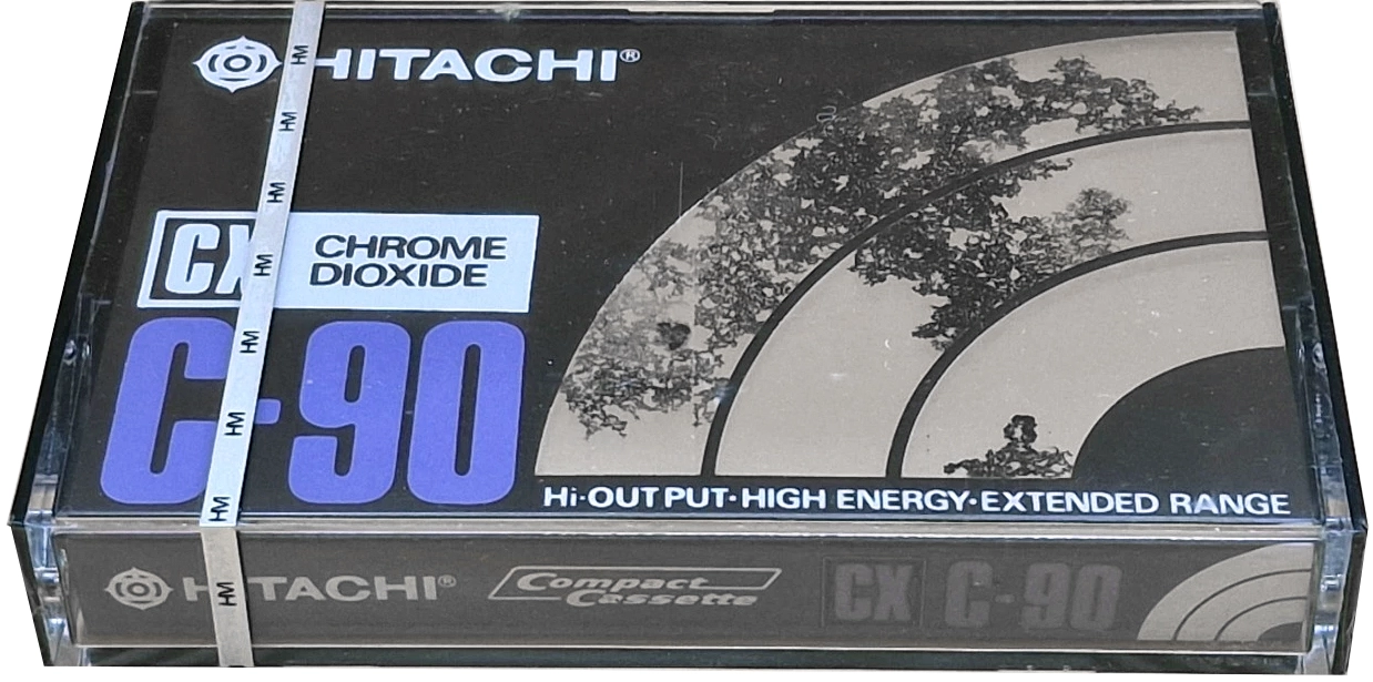 Compact Cassette Hitachi CX 90 Type II Chrome 1975 Japan