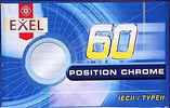 Compact Cassette Exel 60 Type II Chrome Europe
