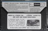 Compact Cassette Loran 90 Type II Chrome 1981 USA
