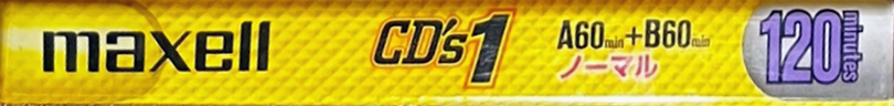 Compact Cassette Maxell CD`s I / CD`s 1 120 "CDS1-120N Music Vitamins" Type I Normal 2000 Japan