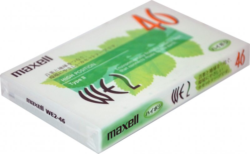 Compact Cassette Maxell WE 46 "WE2-46" Type II Chrome 1999 Japan