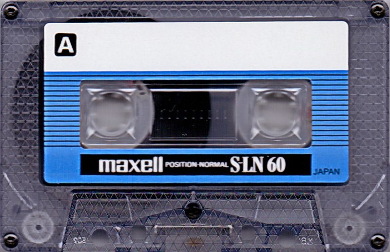 Compact Cassette Maxell S-LN 60 Type I Normal 1990 Europe