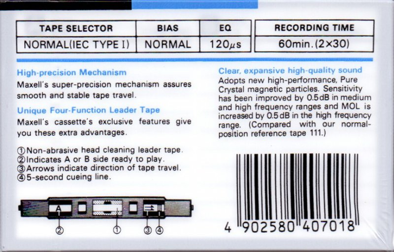 Compact Cassette: Maxell / Hitachi Maxell - S-LN 60