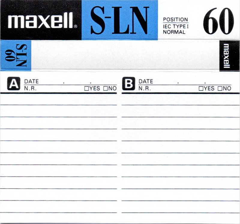 Compact Cassette: Maxell / Hitachi Maxell - S-LN 60