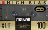 Compact Cassette Maxell XLII 100 Type II Chrome 1992 North America