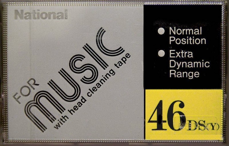 Compact Cassette National DS 46 "RT-DS(Y)" Type I Normal 1986 Japan